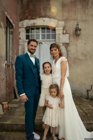 Costume de mariae bleu canard Monsieur Hector