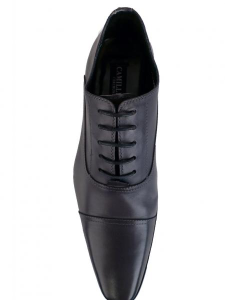 Derby cuir camilliano gris 2
