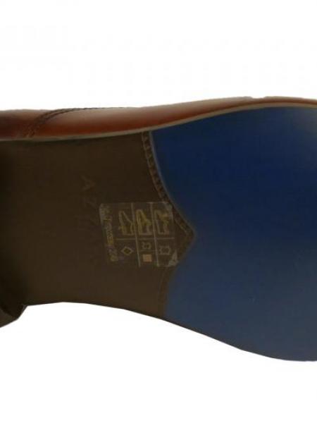 Derby Azzaro brandy vue de dessous