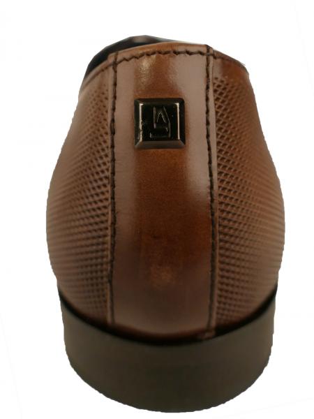 Chaussures Azzaro Remako marron détail