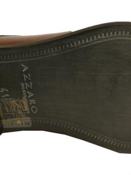 Chaussures Azzaro Remako marron vue de dessous