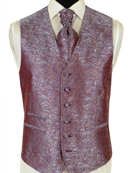 Gilet mariage Wilvorst bordeaux