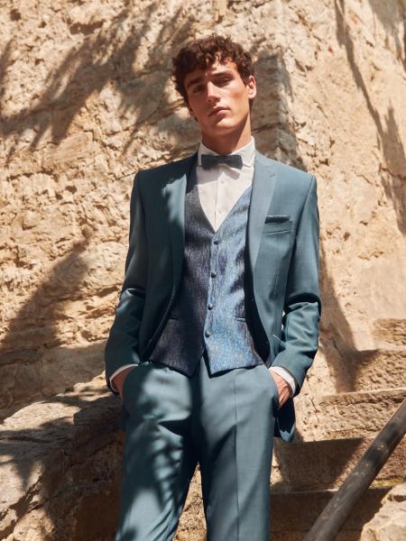 Costume de mariage Digel bleu