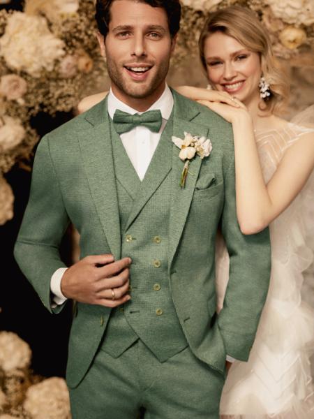 Costume de mariage toulouse vert