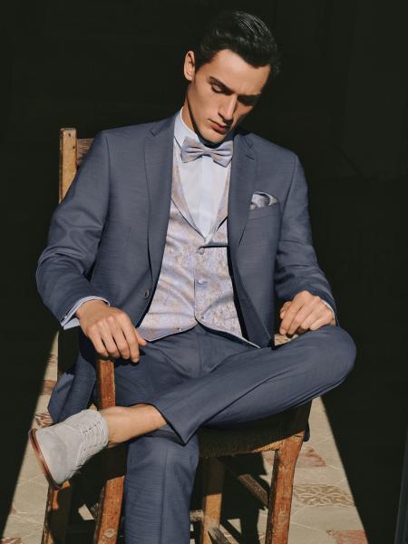 Costume de mariage Digel bleu