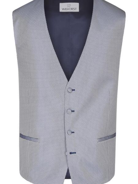 Gilet de cérémonie bleu/gris Wilvorst