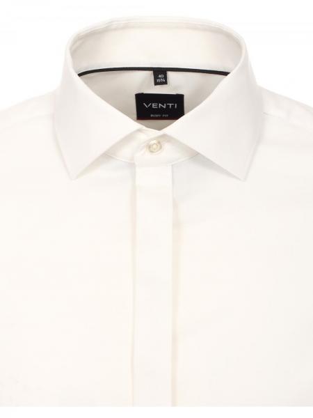 Chemise cérémonie col italien ivoire Venti