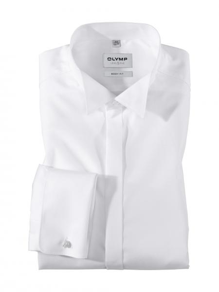 Chemise de mariage col cassé blanche Olymp