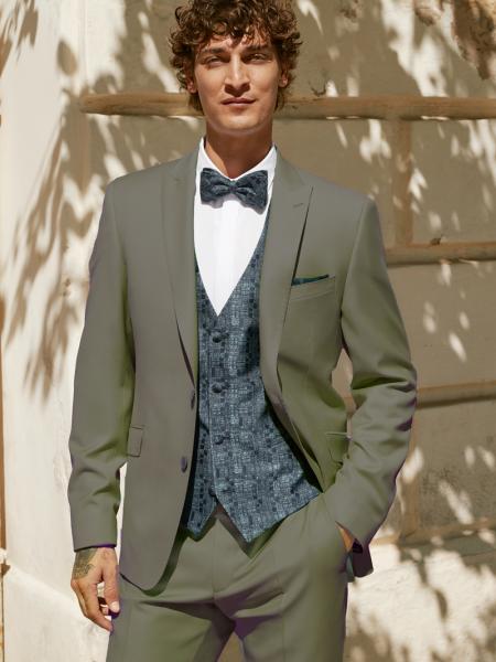 Costume de mariage pour homme vert olive Digel