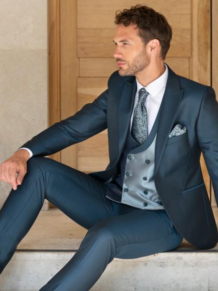 Costume Enzo Romano bleu