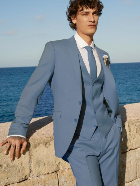 Costume Digel bleu 2 pièces