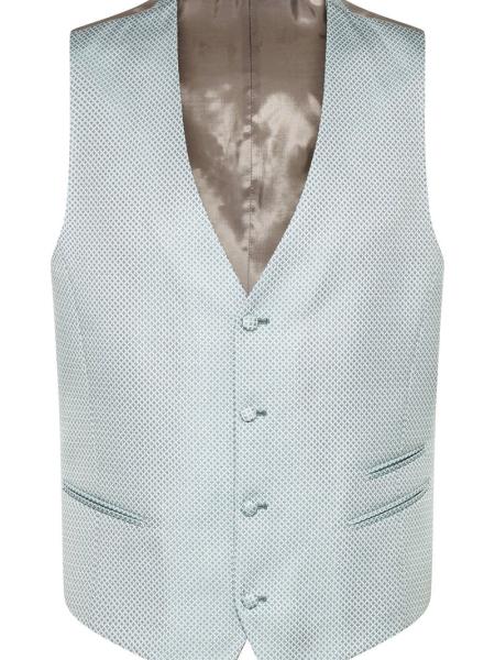 Gilet de mariage vert