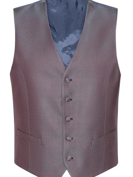 Gilet de mariage Digel bordeaux