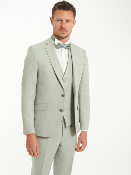 Costume cortége 3 pièces vert sauge