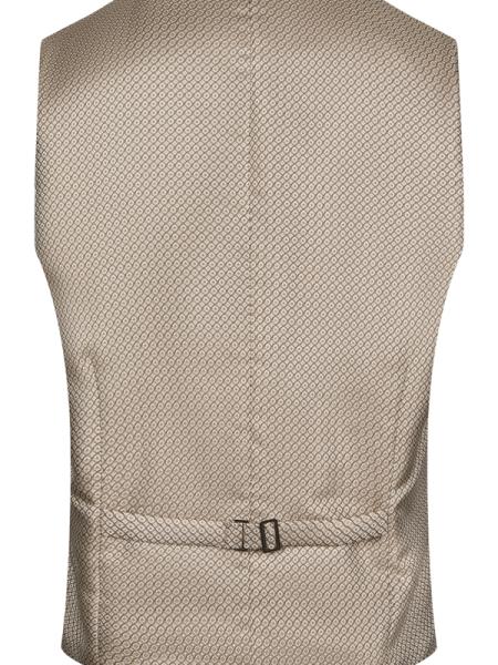 Dos gilet de mariage doré