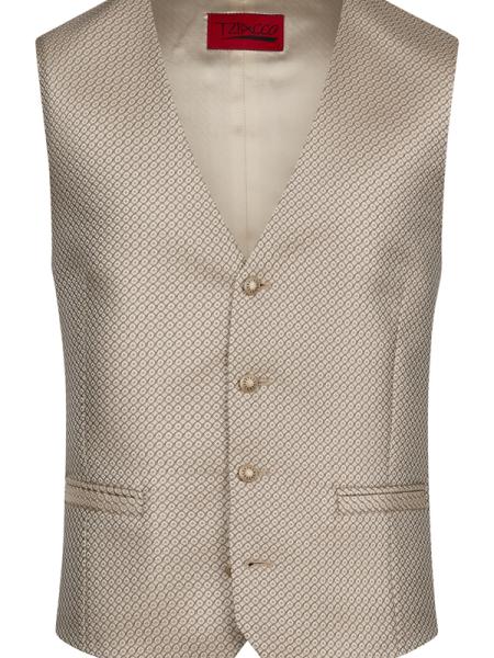 Gilet de mariage doré