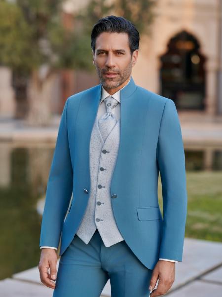 Costume de mariage MONTERIA indigo L’Empire du Marié