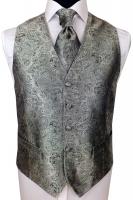 Gilet cérémonie DIGEL gris argent