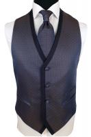 Gilet de mariage DIGEL lie de vin