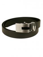 Ceinture automatique noire en cuir