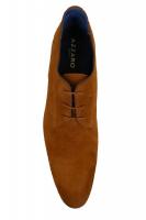 Chaussure cérémonie nubuck AZZARO cognac