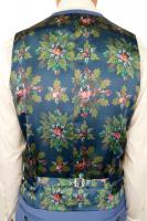 Dos gilet costume  Mr HECTOR bleu 