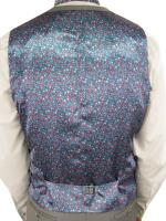 Dos costume cérémonie gris acier