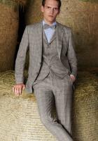 Costume de mariage prince de galles gris