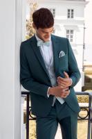 Gilet pour costume de mariage vert