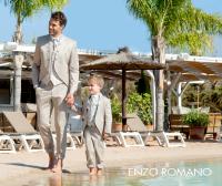 Costume e mariage beige Enzo Romano 