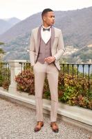 Costume de mariage bicouleur beige et moka MADRID EMPIRE DU MARIÉ