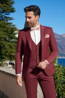 Costume pour témoin de mariage ROME bordeaux