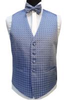 Gilet de mariage bleu