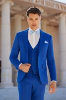 Costume pour homme bleu roy