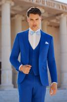 Costume pour homme bleu roy