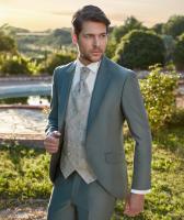Costume de mariage Benis vert amande