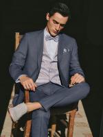 Costume de mariage Digel bleu