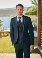 Costume de mariage vert sapin Empire du marié