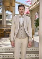Costume de mariage Empire du marié beige clair