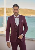 Costume pour témoin de mariage ROME bordeaux