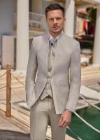 Col officier Empire du Marié beige