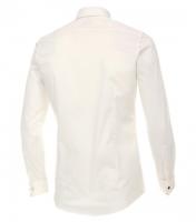 Chemise cérémonie col italien ivoire 
