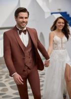 Costume de mariage brique empire du marié COME