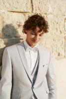 Costume de cérémonie gris perle