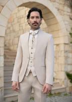 Col officier beige Bonifacio Empire du marié