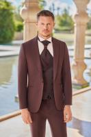 Costume de mariage GERONE bordeaux L’Empire du Marié