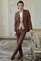 Costume de mariage homme brun cuivré 2 pièces WILVORST