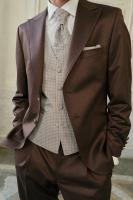 Costume de mariage homme marron cuivré 2 pièces WILVORST