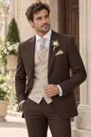 Costume de mariage marron DIGEL 100 % laine – Exclusivité