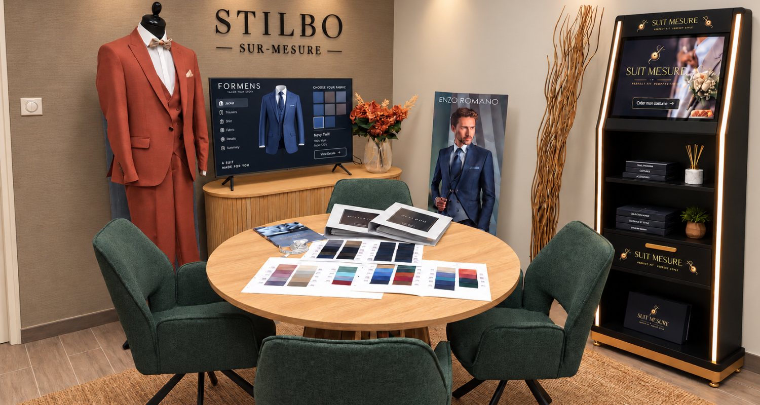 Espace privé STILBO Cérémonie dédié au costume sur mesure à Toulouse